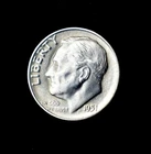 1951 B/U Roosevelt Dime~90% Silver~Combined shipping~