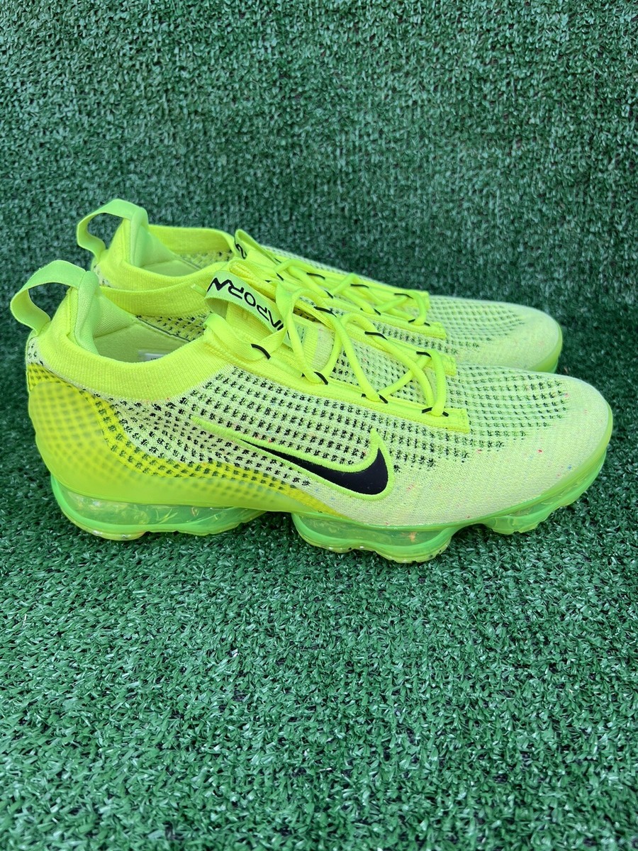 Nike Air Vapormax 2021 FK Flyknit Volt Green Neon Black FD0761-700
