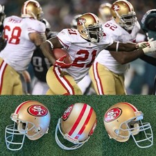 2009-10 SAN FRANCISCO 49ERS RIDDELL  VSR-4 GAME USED HELMET