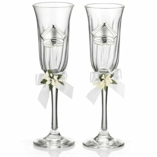 Bicchieri in argento in cristallo