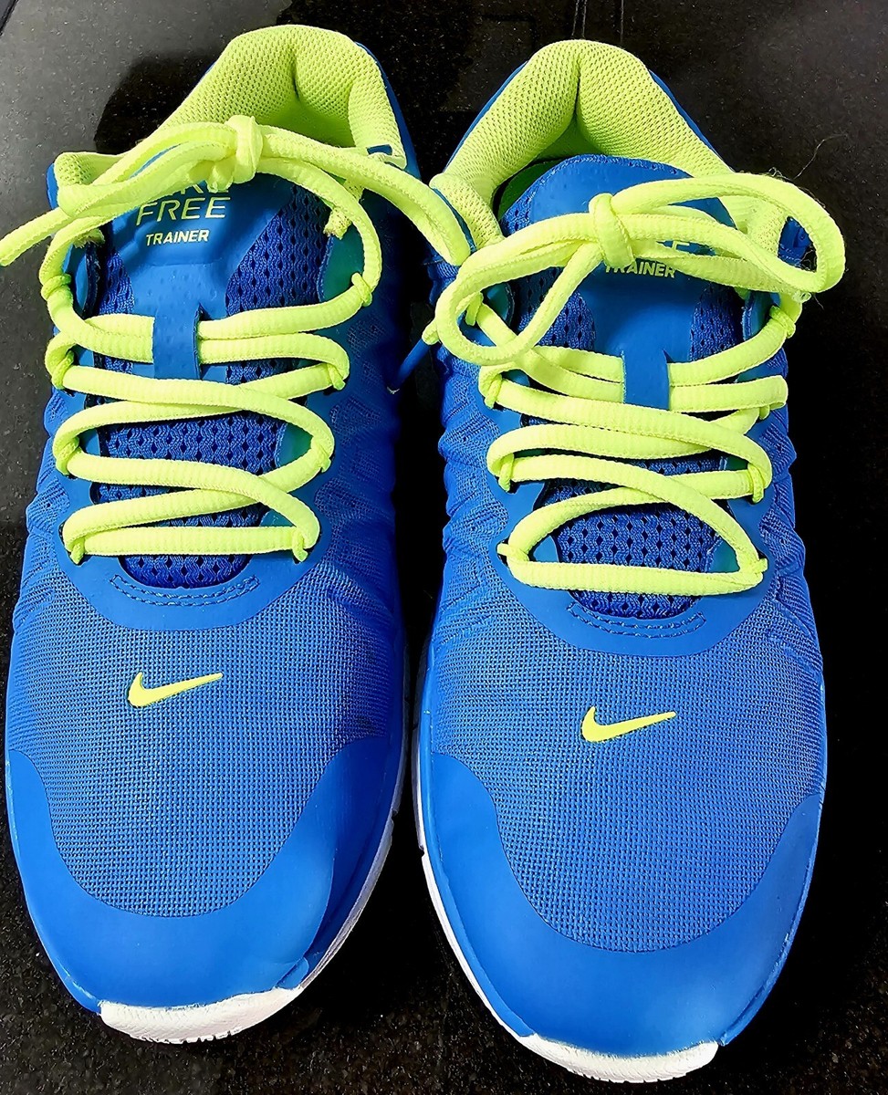 Nike Men\'s FREE TRAINER 3.0 Shoes Blue/Volt / White 630856-402 Size 8.5 Nike Men main image 3