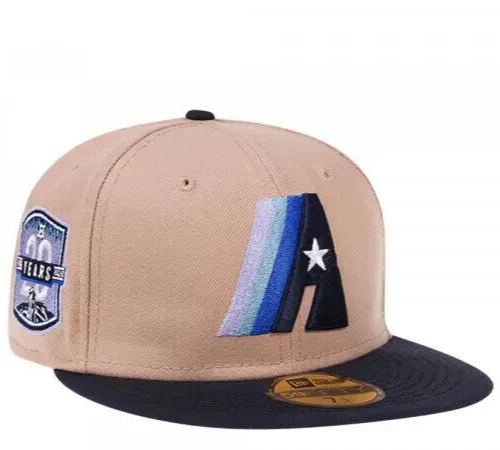 Houston Astros New Era 20th Anniversary Camel Navy 59FIFTY Fitted Cap Größe 7 1/4 - Bild 1 von 9