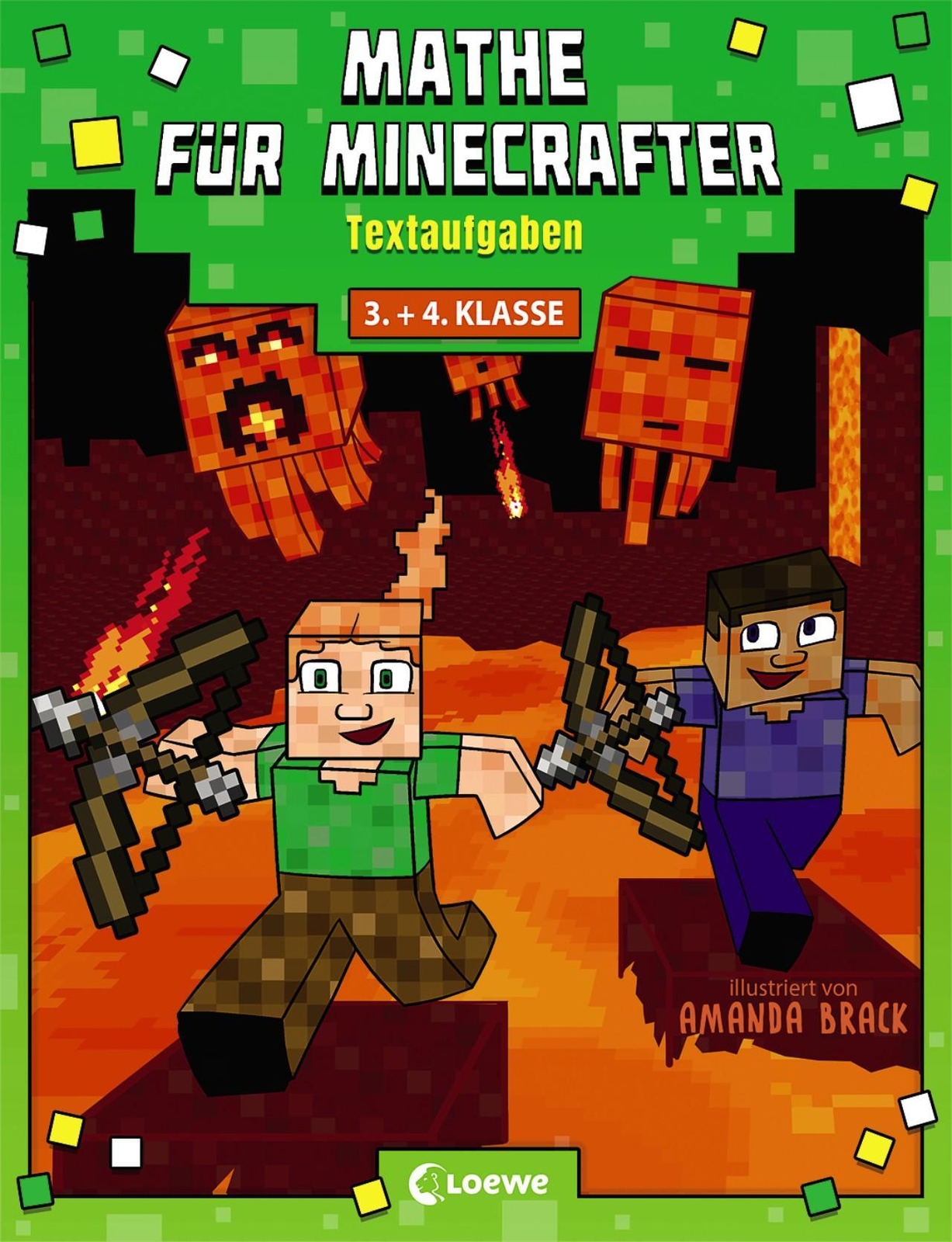 Thumbnail - Mathe Für Minecrafter - Textaufgaben 3. Und 4. Klasse, Amanda Brack