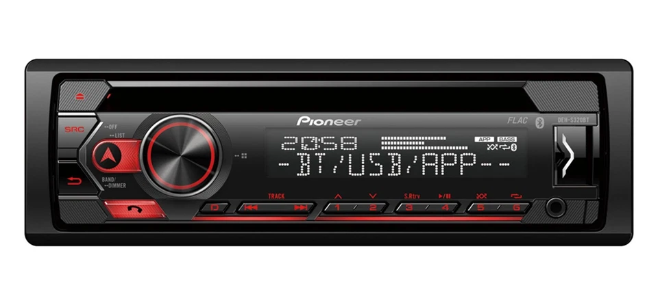 Pioneer 1-DIN Autoradio CD Bluetooth Spotify USB für Fiat Marea + Weekend - Bild 3 von 4