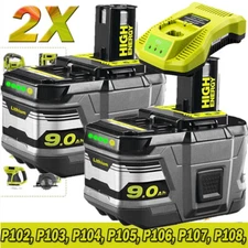 For RYOBI P108 18V One Plus High Capacity 18 Volt Lithium-Ion Battery / Charger