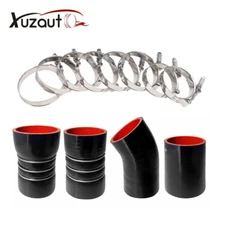 Turbo Intercooler CAC Boots Clamp Kit For Ford 6.0L Powerstroke Diesel 2003-2007
