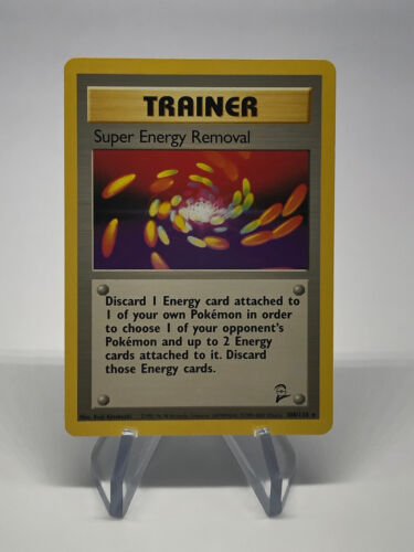 Super Energy Removal  108/130 - Rare - English Base Set 2 Pokemon Card - LP - Picture 1 of 2
