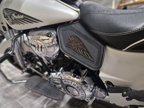 AJ_BAGGERS engine heat shield INDIAN CHIEF VINTAGE CHIEFTAIN ROADMASTER 14-22 B - Picture 10 of 10