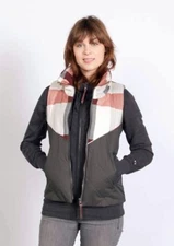 Holden Absolute Down Neck Quilted Plaid Vest Jacket ZARA Snowboard DC Women XS