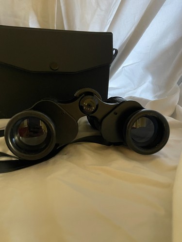 Vintage SEARS Binoculars 7x35mm Coated Optic Wide Angle & Case - Picture 2 of 3