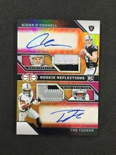 2023 Illusions Aidan O’Connell Tre Tucker Rookie Reflections Patch Auto /35