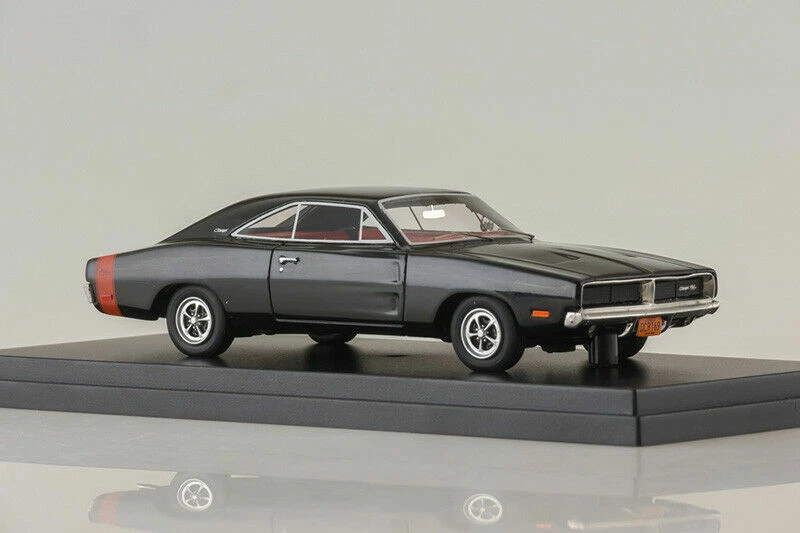 DODGE CHARGER R-T 1969 NERA BOS 43665 1/43 RESINA AUTO USA NERA SCHWARZ - Immagine 2 di 4