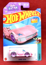 New Sealed Hot Wheels 2022 Barbie Extra Tooned PINK diecast car 16082