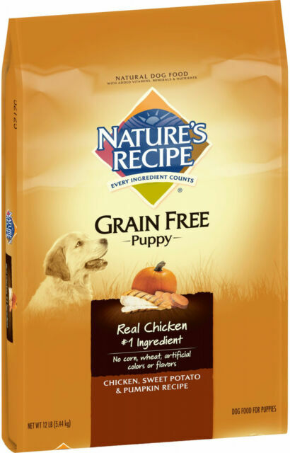 Nature S Recipe Grain Dry Dog Food Puppy Chicken Sweet Potato 12 Lb For Sale Online Ebay