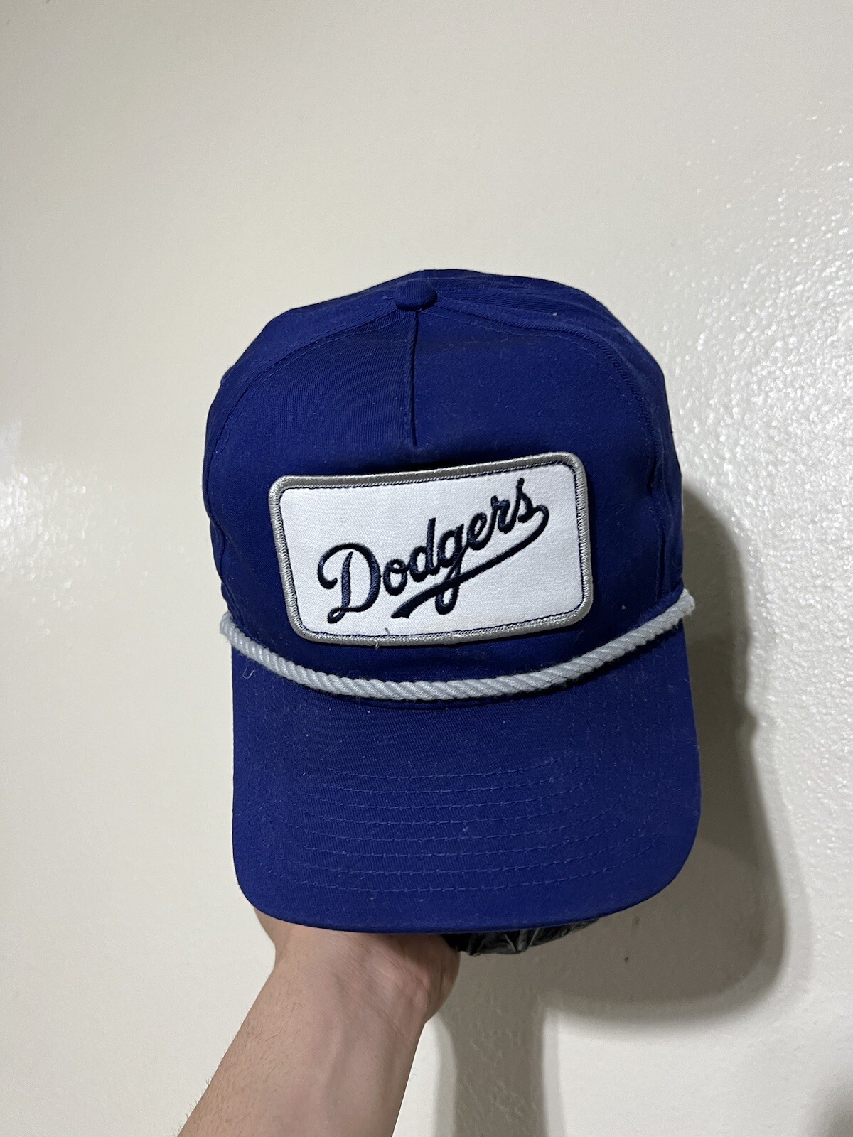 Los Angeles Dodgers New Era Blue Laser Cut Rope 9FIFTY Snapback Hat Cap