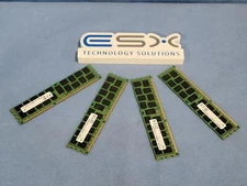 Lot of 4- Micron 8GB 2Rx4 PC3-12800R DDR3 DIMM MT36JSF1G72PZ-1G6K1HG