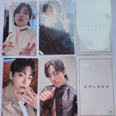 BTS JUNGKOOK LUCKYDRAW PHOTOCARD Golden Album Official SOUNDWAVE
