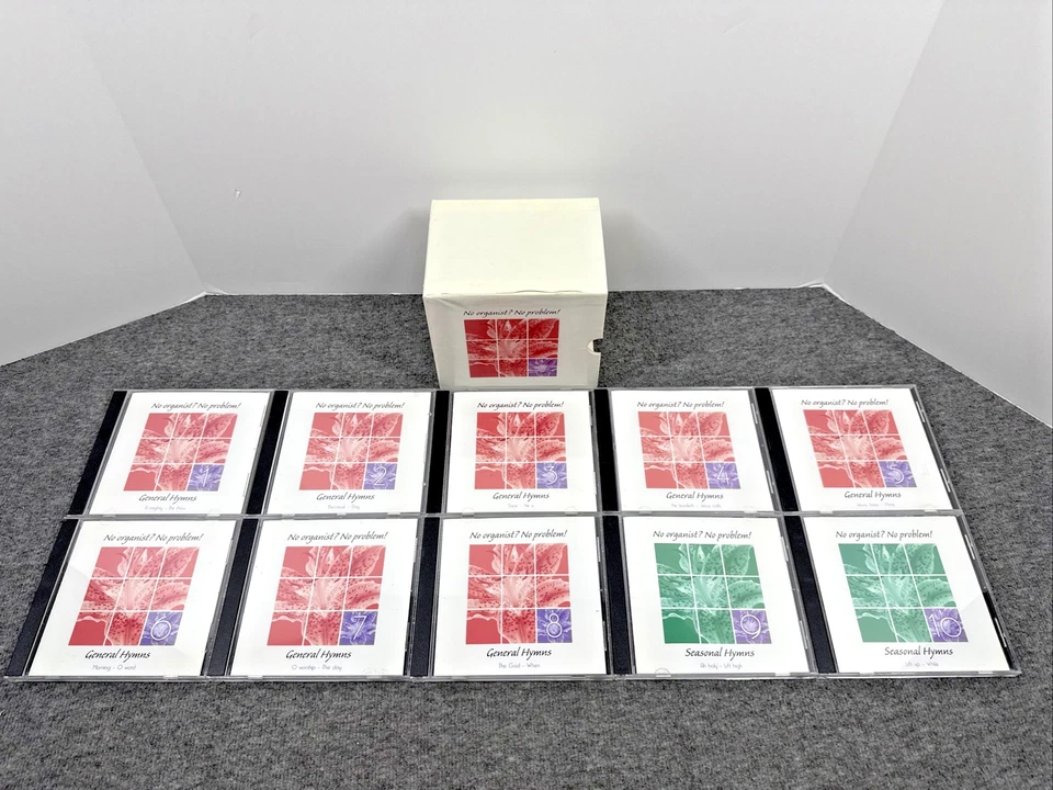 No organist? No problem! General & Seasonal Hymns 10 Disc CD Set 2003 Rare OOP - Image 4 of 4