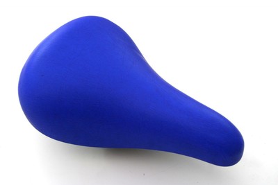 blue bike saddle