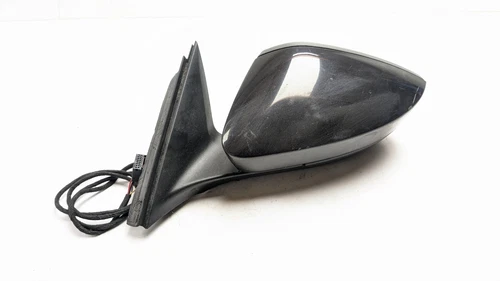 SKODA SUPERB WING MIRROR MANUAL FOLDING LEFT SIDE IN BLACK / LF9R 3V MK3 2016