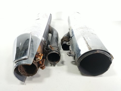 05 Honda VTX1800R VTX 1800 F3 Exhaust Pipe Muffler Silencer Can No Baffling - Picture 4 of 6