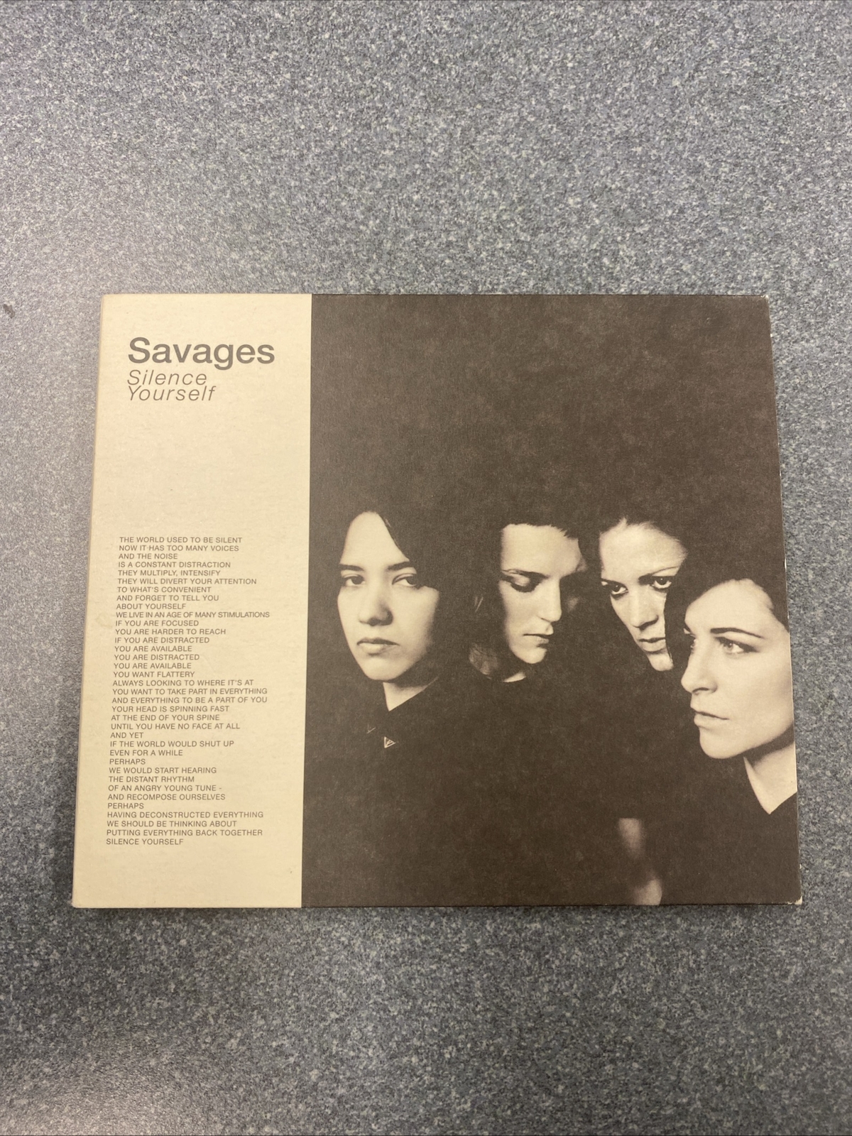 Savages: Silence Yourself [CD] 2013 Matador Records Jehnny Beth Like New!!