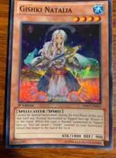 2013 Yu Gi Oh Hidden Arsenal 7 1st Edition Gishki Natalia #HA07-EN040 Used