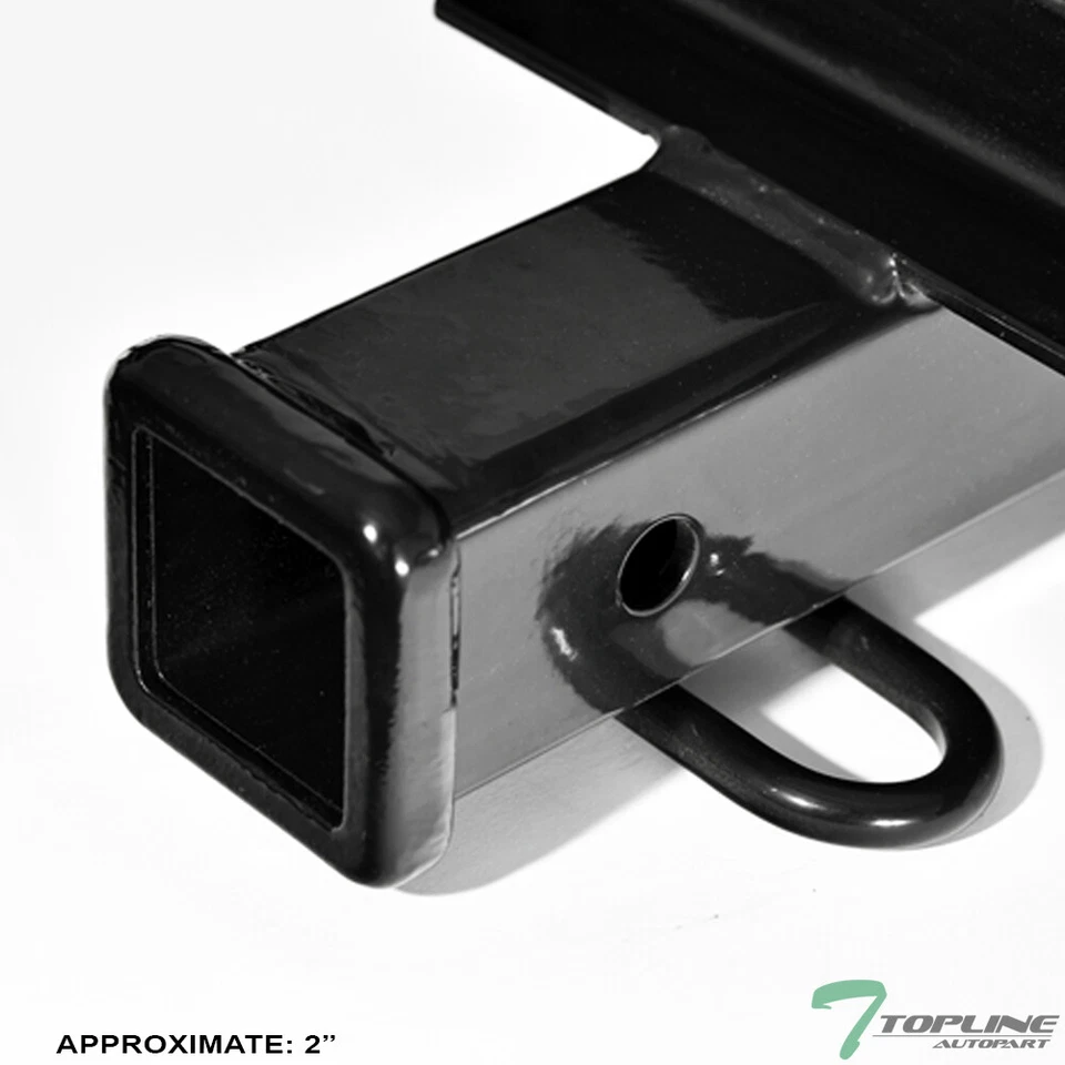 Topline For 2000-2004 Frontier 5 Ft Bed Class 3 Trailer Hitch Receiver 2" - Blk Foto 3 de 4