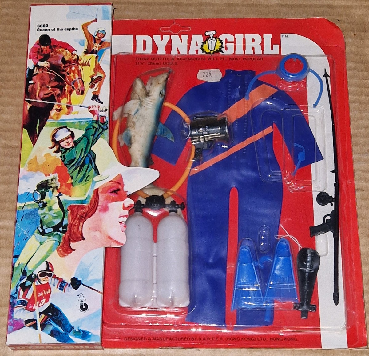 1980s Dynaman heavy die-cast metal
