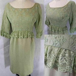 olive chiffon dress
