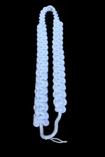 DEURA HIGH QUALITY WHITE Shoulder Cord Cobra Knot Nylon