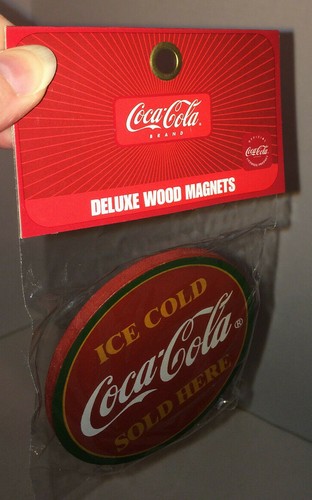 NUEVO COMO NUEVO IMÁN COCA-COLA REDONDO HIELO FRÍO COCA-COLA SE VENDE AQUÍ Diseño - Imagen 3 de 5
