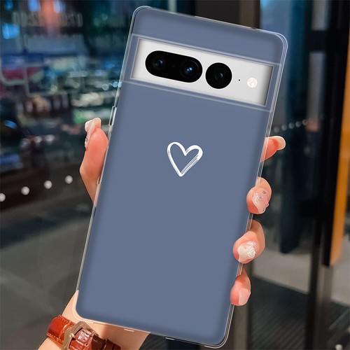 Fashion Heart Case For Google Pixel 9 8 7 Pro 6A 5 4A XL 8A Silicone Phone Cover - Picture 29 of 41