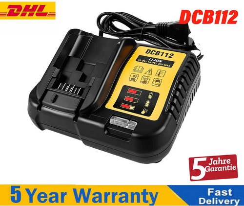 2X Für DeWalt Akku 18V 5AH 8AH 9Ah XR Li-ion DCB184 DCB182 DCB200-2 /Ladegerä DE - Bild 19 von 19