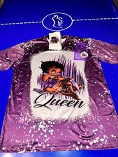 African American Betty boop  Shirt Set  Shirt Socks Keychain 