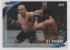 2019 Topps Chrome UFC Knockout Chrome Georges St-Pierre #UFCK-GSP 0b11