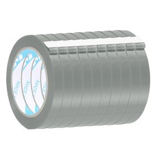 10Pcs 1/2" x 98.4 Yd Poly Bag Sealing Tape Grey