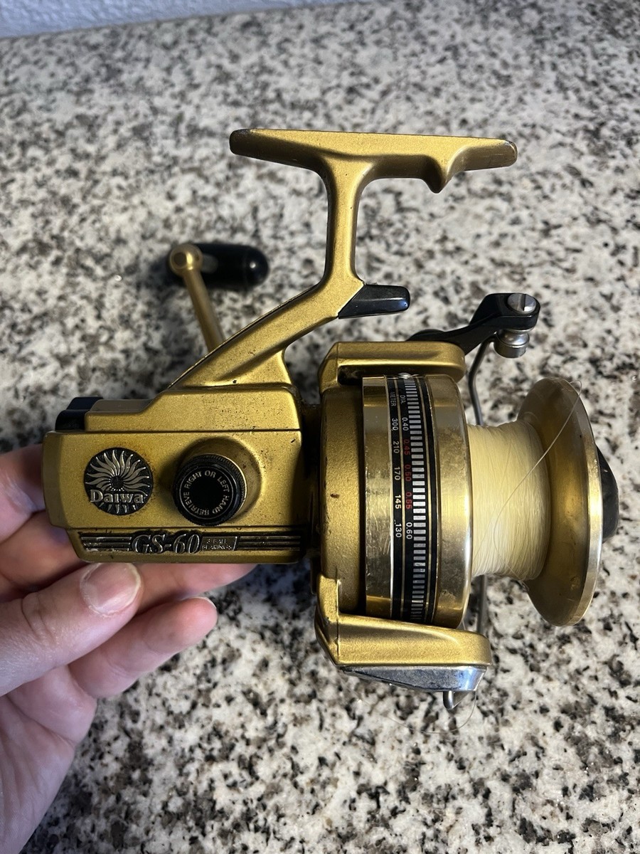 DAIWA ventura 60 リール ゴールド Vintage Daiwa GS-60 Gold Series 3 Ball Bearing Japan Spinning