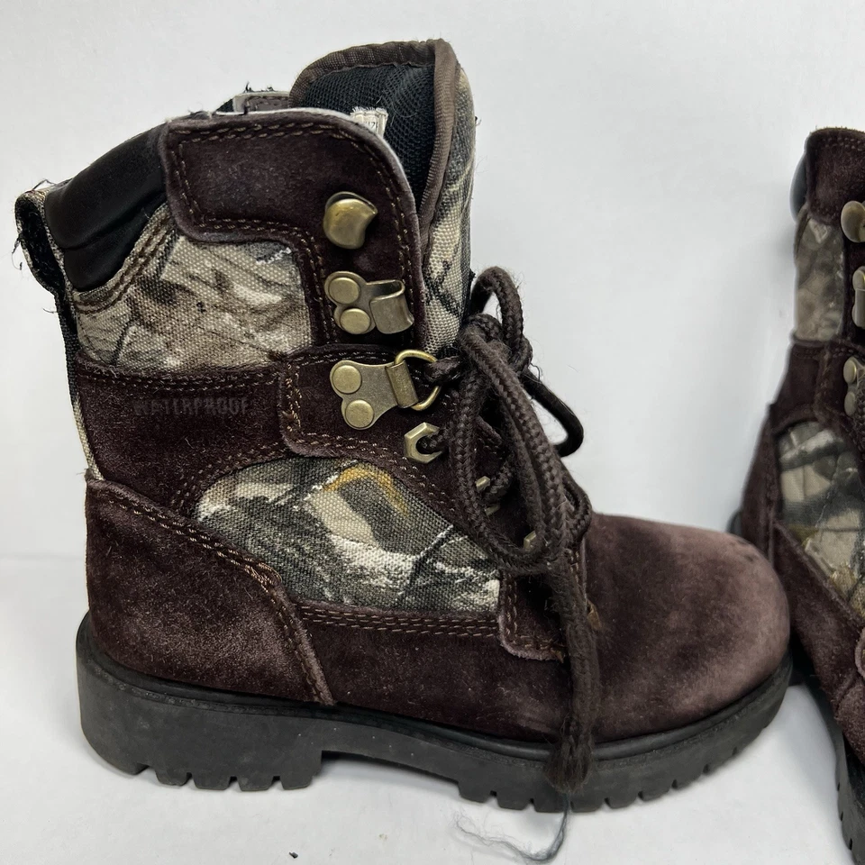 Realtree Boots Junior Youth 13 Camouflage Hunting Hiking Thinsulate 200 Gram - Image 4 of 4