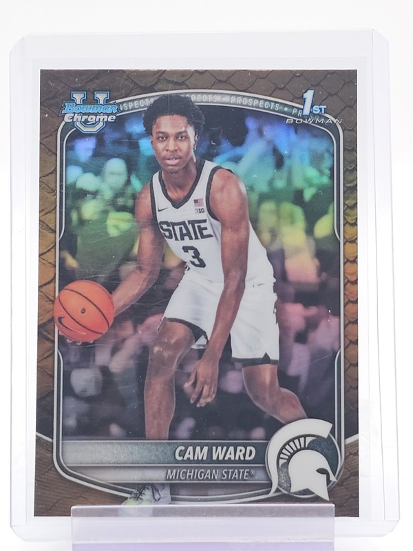 CAM WARD 2025-26 BOWMAN CHROME U REPTILIAN 1ST ROOKIE #BCP-53 Q7262