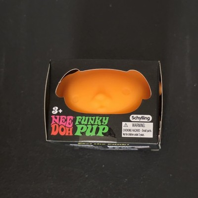 Orange - Schylling Funky Pup Dog NeeDoh Stress Ball 