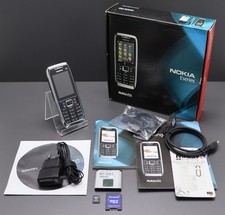 Nokia  E51-1 RM-244 / Schwarz Chrome / 2007 / Handy / OVP / Sammler
