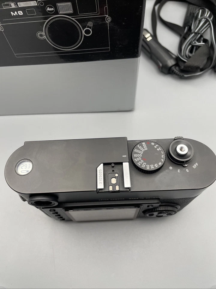 Leica M8 10701 - Schöne Optik - Unter 10k Auflösungen - Verschluss defekt? Boxed - Bild 4 von 4