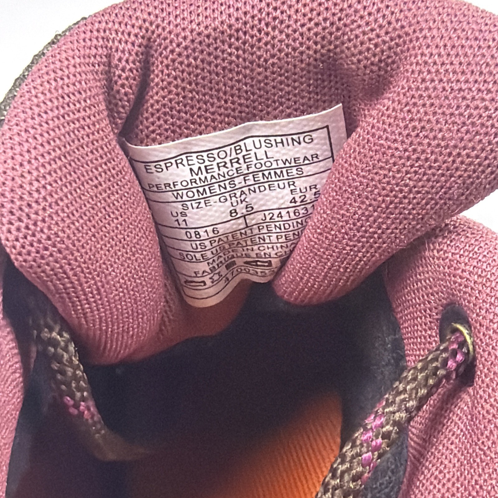 Merrell Espresso Blushing Performance Footwear Hi… - image 9