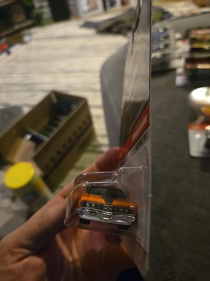 Hot Wheels Super T Hunt '70 Mercury Cyclone Orange Real Riders 20/20 Metal 🍊  Foto 3 de 4