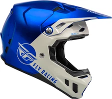 FLY RACING FORMULA CC CENTRUM HELMET METALLIC BLUE/LIGHT GREY XS