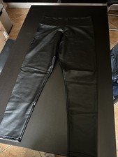 Kunstlederleggins Mit Breitem Bund Gr.XXL