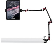 Adjustable Articulating Magic Arm Clamp Phone Holder Desk Mount Tripod