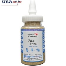 100 Natural Freeze Dried Brine Shrimp High Protein Fish Food Treat 0.5oz New