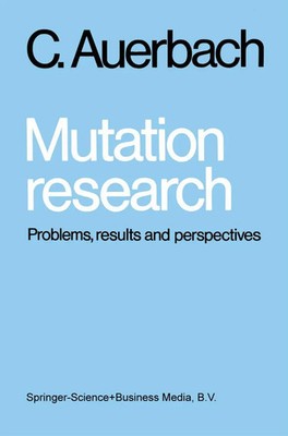 Charlotte Auerbach | Mutation research | Taschenbuch | Englisch (1976) | xxviii